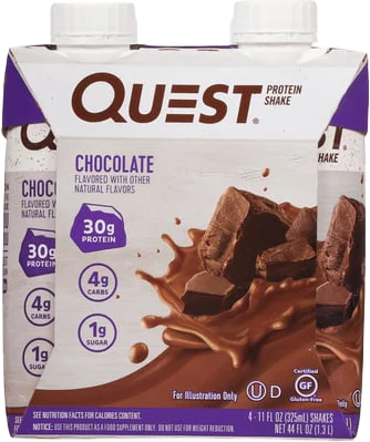 Quest Protein Shake 即饮奶昔 · 巧克力味