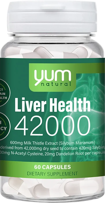 YUM Natural Liver Health 42000 护肝片